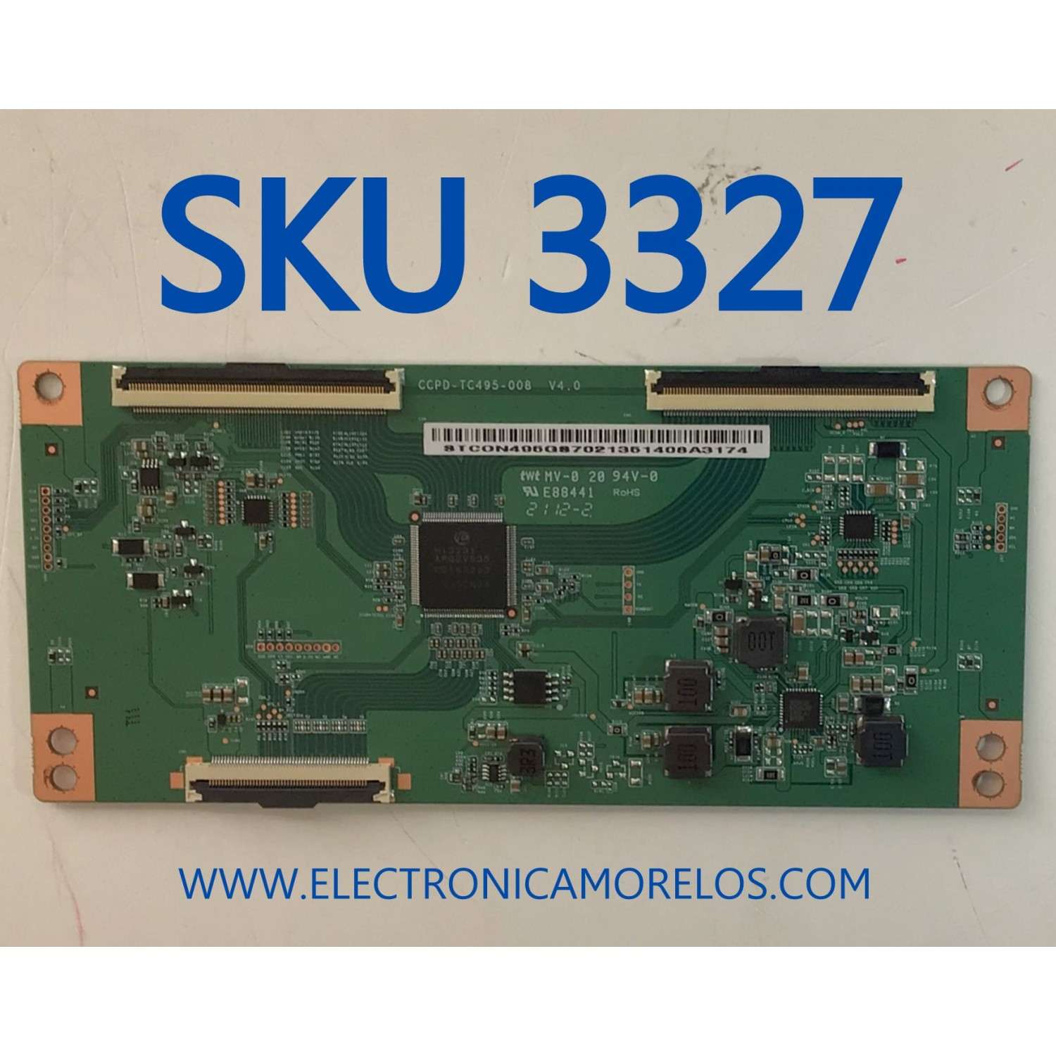 T-CON PARA TV VIZIO / NUMERO DE PARTE STCON495GS70 / CCPD-TC495-008 V4.0 / E88441 / MODELO M50Q6-J01